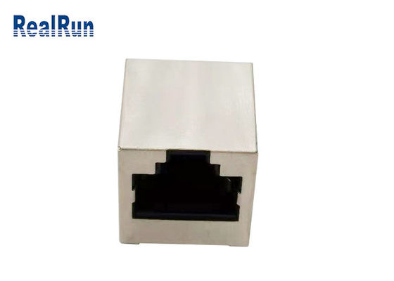 Connecteur RJ45 125VAC modulaire du bronze de phosphore PA46 gauche simple