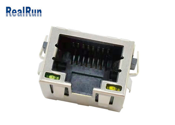 Connecteur du bronze de phosphore de LCP UL94V-0 RJ45 Jack 500VAC avec le bouclier