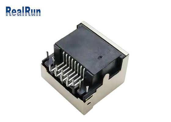 Lumière modulaire 1.5A de la carte PCB 8pin RJ45 Jack Connector Right Angle With LED