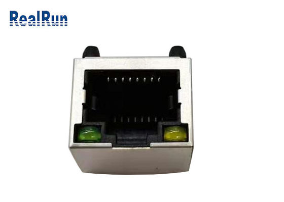 Connecteur RJ45 PBT femelle modulaire de PA46 8P8C avec le bouclier en métal