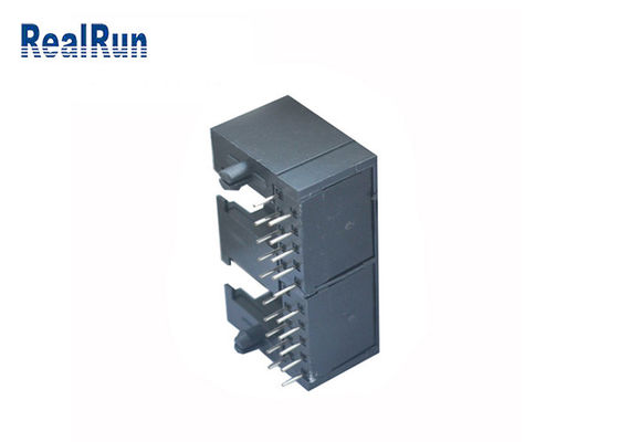 Connecteur femelle modulaire de carte PCB Jack PBT Rj45 de droite de 10P10C RJ45