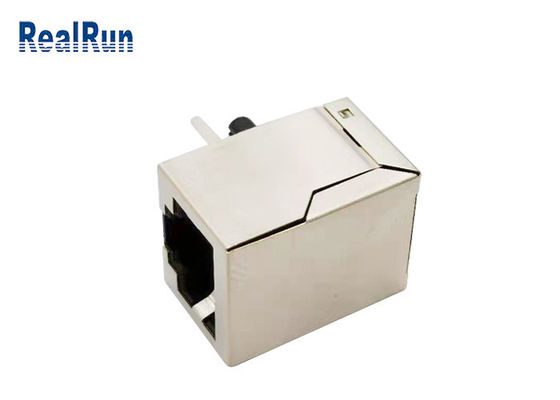 Le métal de connecteur d'UL94-0 125V Rj45 a protégé 10P8C RJ45 modulaire Jack