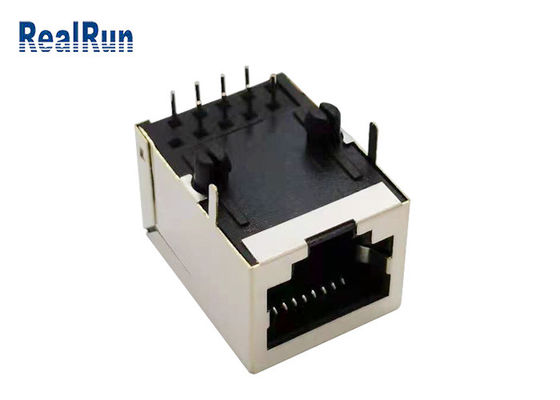 Le métal de connecteur d'UL94-0 125V Rj45 a protégé 10P8C RJ45 modulaire Jack