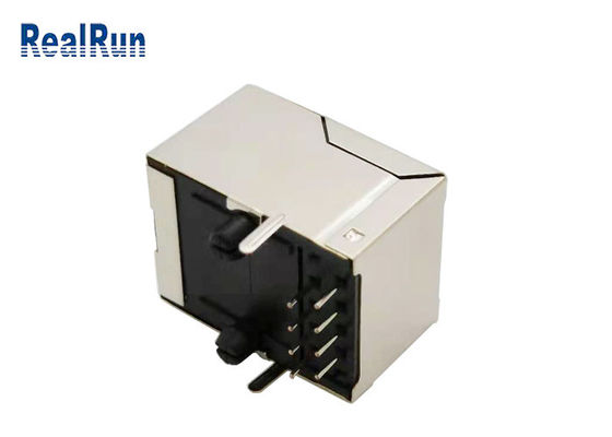 Prise 125V de réseau de PBT UL94V-0 10p8c RJ45 sans prise de LED