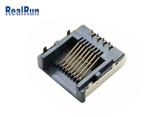 Le métal a protégé le connecteur modulaire RJ45-SP-37 de carte PCB de la prise LCP Rj45