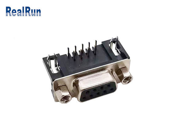 Pin à angle droit de VGA DR 9 de connecteur de sous-marin de l'isolateur D de 1000VAC PBT