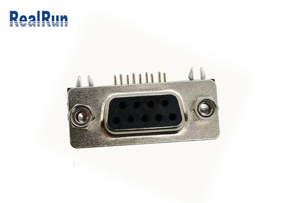 Pin à angle droit de VGA DR 9 de connecteur de sous-marin de l'isolateur D de 1000VAC PBT