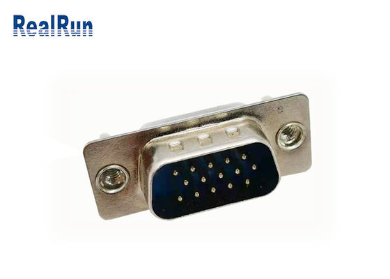 Soudure masculine du connecteur UL94V-0 de SOUS-MARIN de l'en-tête D de Pin PBT de HDP 15