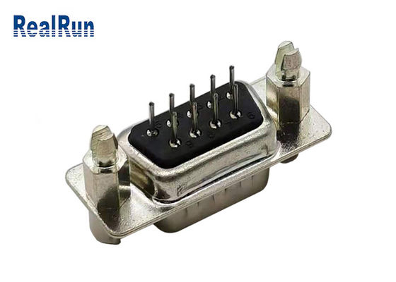 Connecteur PBT de sous-marin de Pin ISO9001 D du mâle 1A 9 de DP le VGA de 180 degrés