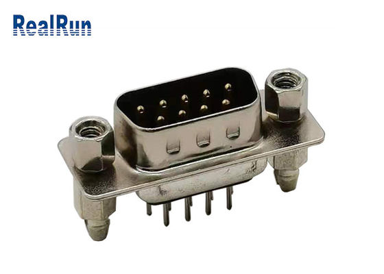 Connecteur PBT de sous-marin de Pin ISO9001 D du mâle 1A 9 de DP le VGA de 180 degrés