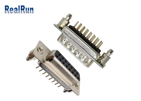 Connecteur droit PBT hommes-femmes de SOUS-MARIN de la carte PCB 1000VAC D de Pin du DP 15