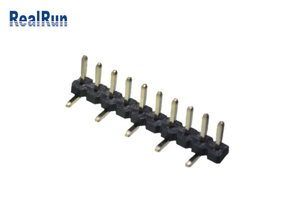Rangée simple verticale PA6T de PA6T SMT SMD Pin Header Connector 2.0mm