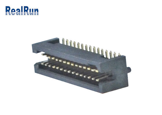 Connecteur 10 de carte PCB de PA6T 2.54mm SMT 20 30 en-tête de boîte de 40 bornes IDC