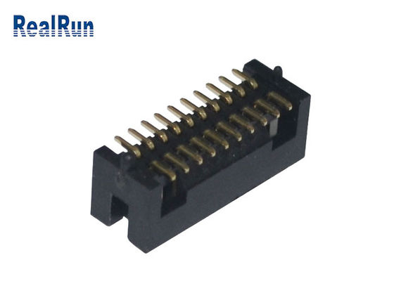 20P bâti extérieur de la rangée PA6T d'en-tête de boîte de soudure de lancement de la carte PCB 1.27mm double