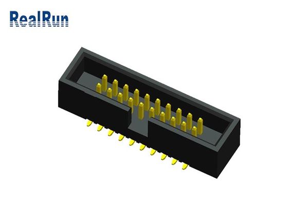 Conseil d'UL94V-0 PA6T pour embarquer l'en-tête de boîte de SMT de lancement du connecteur 1.27mm