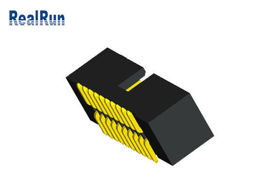 Fil de l'en-tête 1.27mm de boîte de GV LCP PA6T PBT SMT pour embarquer le connecteur