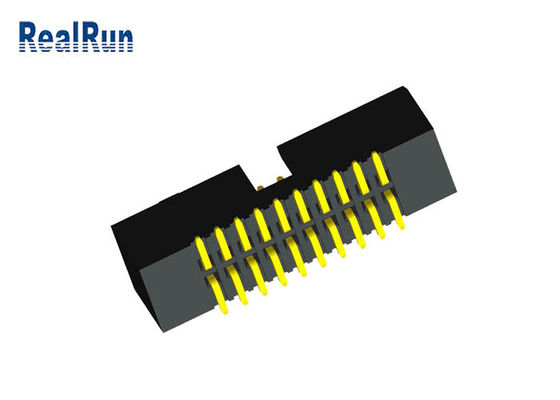 Fil de l'en-tête 1.27mm de boîte de GV LCP PA6T PBT SMT pour embarquer le connecteur