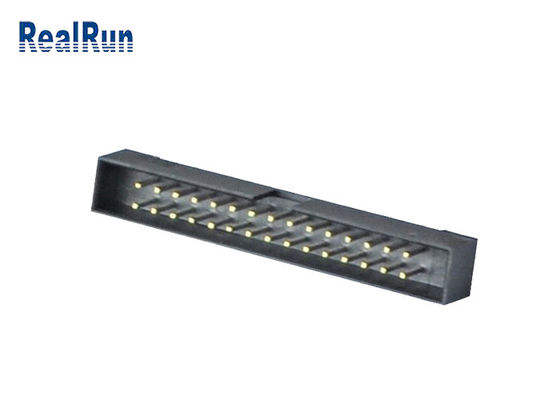 rangée PA6T d'IMMERSION de 30P IDC 2.0mm double d'en-tête droit de boîte