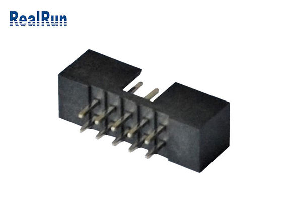 En-tête 18 26 Pin Connector PA6T PBT de boîte d'IMMERSION de lancement d'UL94V-0 2.54mm