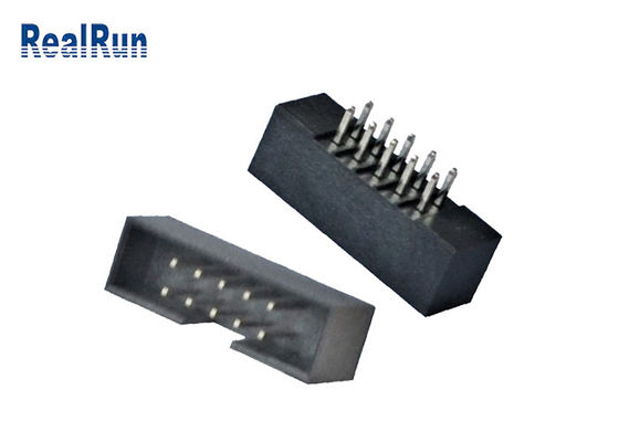 En-tête 18 26 Pin Connector PA6T PBT de boîte d'IMMERSION de lancement d'UL94V-0 2.54mm