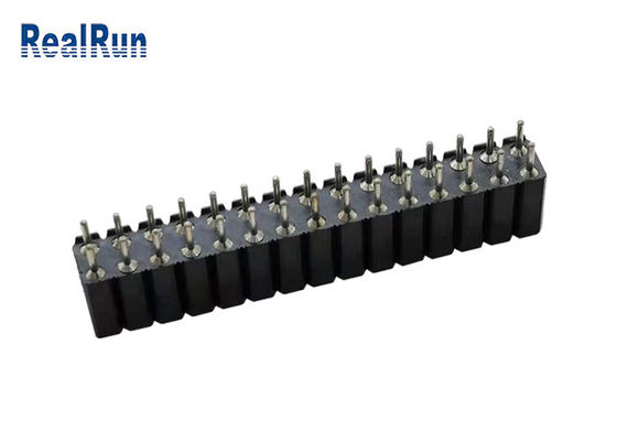 Immersion Tin Plated de lancement de Pin Female Header 2.54mm de rond de GV 30P