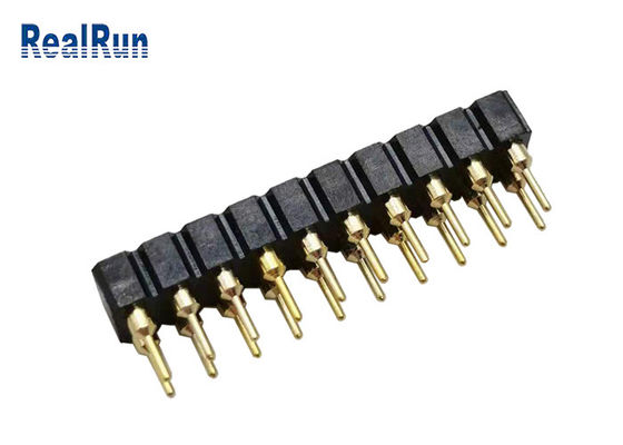 IMMERSION Pin Female Header 20 Pin Dual Row Socket Connector de PBT 2.54mm