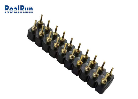 IMMERSION Pin Female Header 20 Pin Dual Row Socket Connector de PBT 2.54mm
