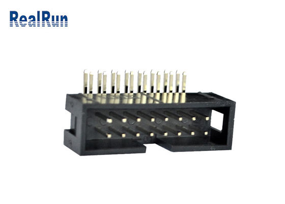 en-tête masculin de boîte de taille du connecteur 9.0mm de prise masculine de carte PCB de 2.54mm IDC