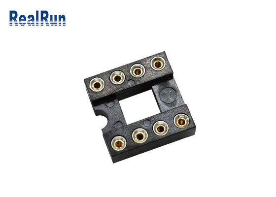 Connecteur femelle UL94V-0 8P droit d'en-tête de prise du lancement 2.54mm IC