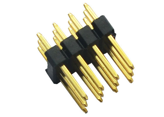 IMMERSION de Pin 180° du connecteur 3*4 12 d'en-tête de soudure de lancement de PA6T 2.54mm