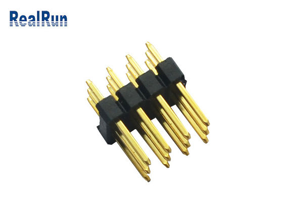 IMMERSION de Pin 180° du connecteur 3*4 12 d'en-tête de soudure de lancement de PA6T 2.54mm