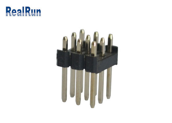 IMMERSION de Pin 180° du connecteur 3*4 12 d'en-tête de soudure de lancement de PA6T 2.54mm