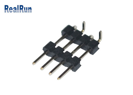 UL94V-0 connecteur masculin d'en-tête de carte PCB du laiton PA6T 2.0mm SMT Pin Header 2amp