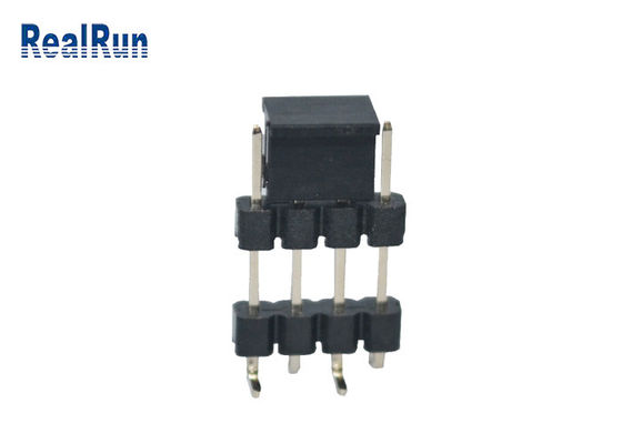 UL94V-0 connecteur masculin d'en-tête de carte PCB du laiton PA6T 2.0mm SMT Pin Header 2amp