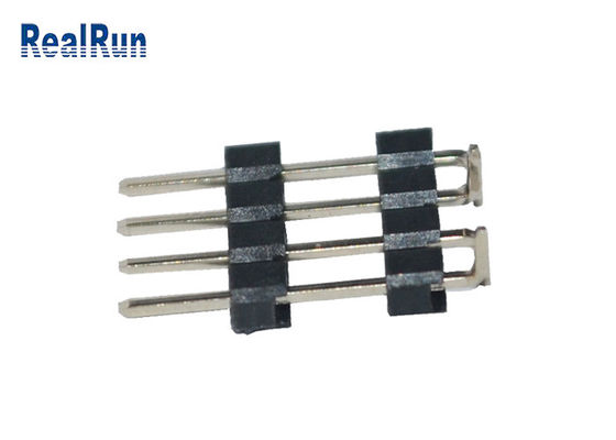 UL94V-0 connecteur masculin d'en-tête de carte PCB du laiton PA6T 2.0mm SMT Pin Header 2amp