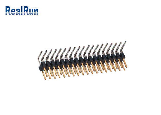 rangée Pin Header de GV Pin Header Connector UL94V-0 DC500V de 2*18P PBT double