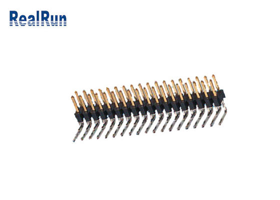 rangée Pin Header de GV Pin Header Connector UL94V-0 DC500V de 2*18P PBT double