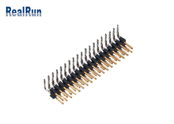 rangée Pin Header de GV Pin Header Connector UL94V-0 DC500V de 2*18P PBT double