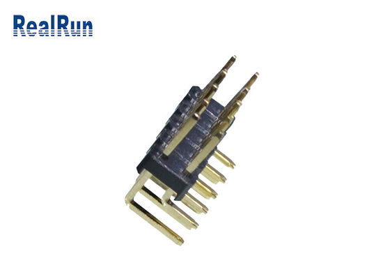 double rangée PA6T de 3Amp LCP PBT 1000VAC Pin Header Connector 2.54mm