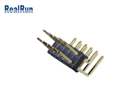double rangée PA6T de 3Amp LCP PBT 1000VAC Pin Header Connector 2.54mm