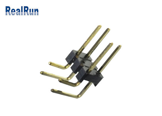 Connecteur d'en-tête de rangée du connecteur UL94V-0 d'en-tête de carte PCB de LCP PA6T PBT double