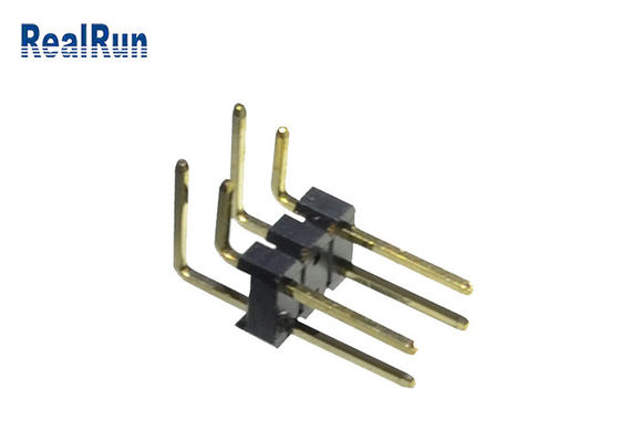 Connecteur d'en-tête de rangée du connecteur UL94V-0 d'en-tête de carte PCB de LCP PA6T PBT double
