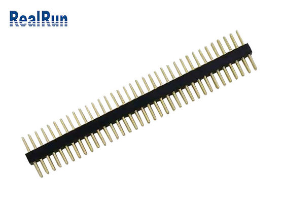 Rond Pin Header Straight 70P LCP UL94V-0 de taille de PA6T PPS 1.9mm