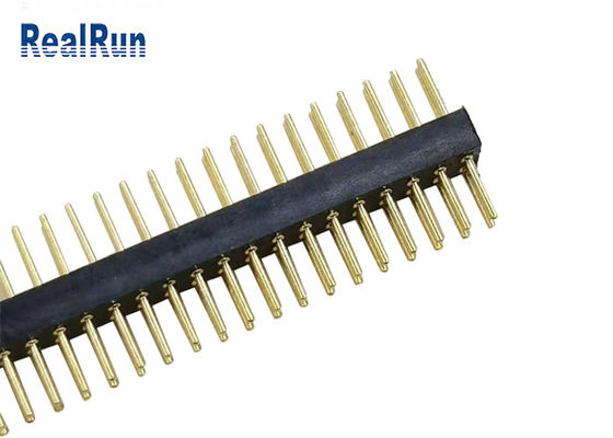 Rond Pin Header Straight 70P LCP UL94V-0 de taille de PA6T PPS 1.9mm
