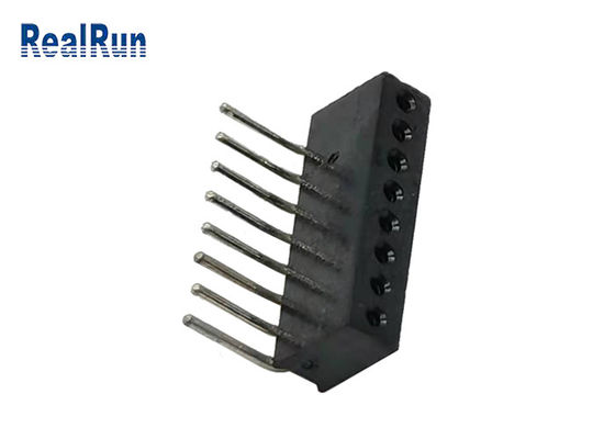 Taille 4.1mm Pin Header rond L8.6mm de PA6T PPS à angle droit