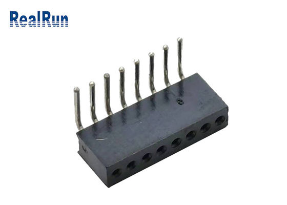 Taille 4.1mm Pin Header rond L8.6mm de PA6T PPS à angle droit