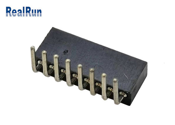 Taille 4.1mm Pin Header rond L8.6mm de PA6T PPS à angle droit