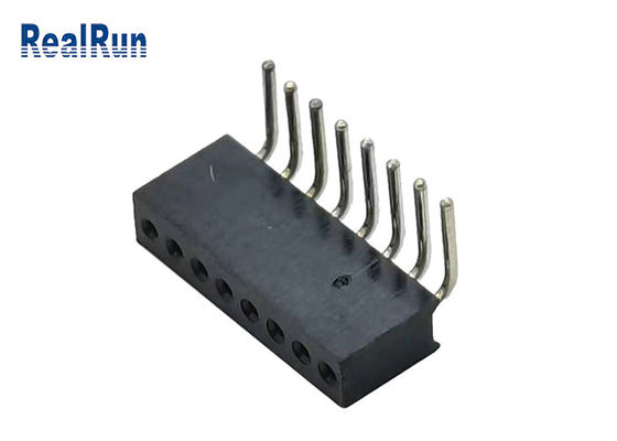 Taille 4.1mm Pin Header rond L8.6mm de PA6T PPS à angle droit