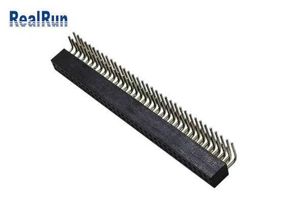 Rond en laiton Pin Female Header 70P PA6T à angle droit PPS de CuZn38Pb