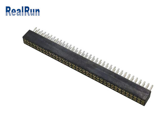 PPS LCP autour du laiton femelle H59-3 PA6T de polyester de Pin Header UL94V-0